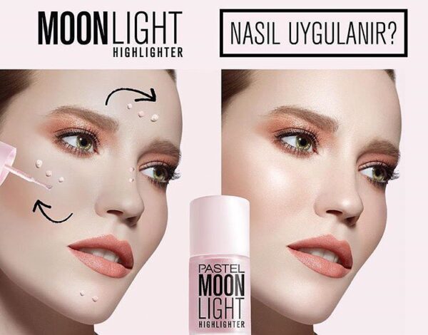 هایلایتر شب صورت پاستل Pastel Moon Light Highlighter