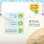 کرم ضد آفتاب رنگی فاقد چربی پرایم رنگ بژ روشن SPF60 حجم 40 میل