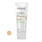 کرم ضد آفتاب رنگی فاقد چربی پرایم رنگ بژ روشن SPF60 حجم 40 میل