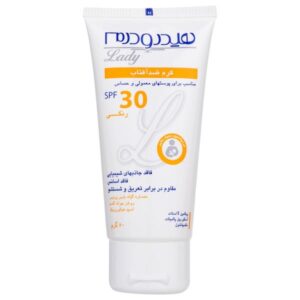 كرم ضد آفتاب هیدرودرم لیدی SPF30 وزن 50 گرم