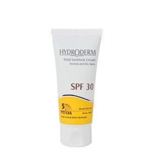 کرم ضد آفتاب هیدرودرم با SPF30 حجم 50 گرم