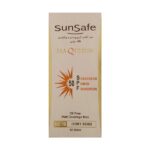 ضد آفتاب سان سیف بژ عاجی SPF50 | کرم پودری و پرایمری مکی سان