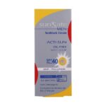 کرم ضد آفتاب مردانه سان سیف SPF 40 | بدون چربی و مات‌کننده، مناسب انواع پوست