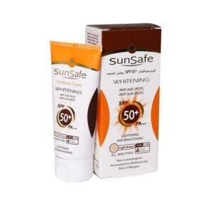 کرم ضد آفتاب سان سیف رنگ بژ روشن SPF50+ | ضد لک و ضد تیرگی روشن‌کننده