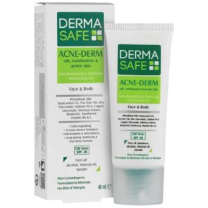 ژل آنتی آکنه درماسیف Dermasafe | درمان جوش و کنترل چربی پوست صورت