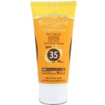 کرم ضد آفتاب SPF35 و ضد آکنه فاقد چربی رنگ بژ متوسط سان سیف