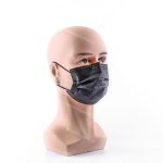 ماسک تنفسی سه لایه مشکی پرستاری ۵۰ عددی