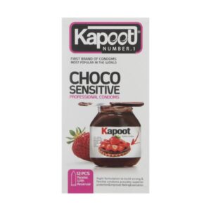 کاندوم ضد حساسیت مدل Choco Sensitive کاپوت 12 عددی