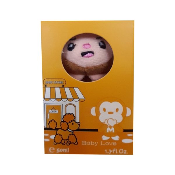 ادکلن بچه گانه عروسکی بیبی لاو مدل میمون کد 11-144