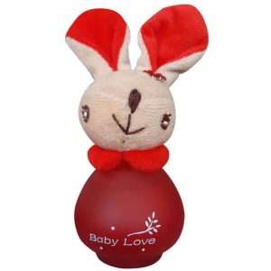 ادکلن بچه گانه عروسکی بیبی لاو مدل خرگوش قرمز کد 9-144