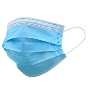 ماسک تنفسی رُزامین سه لایه پرستاری رنگ آبی بسته 10 عددی