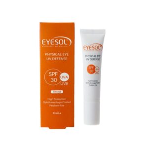 کرم ضد آفتاب بی رنگ دور چشم آیسول با SPF30 حجم 15 میل