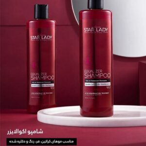 شامپو اکولایزر استارلیدی حاوی روغن آرگان حجم 400 میل