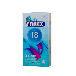کاندوم فارکس مدل کلاسیک 18 بسته 12 عددی