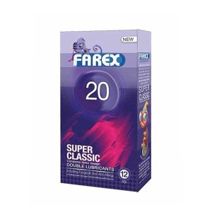 کاندوم فارکس مدل سوپر کلاسیک 20 بسته 12 عددی
