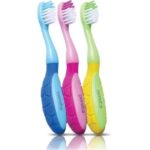 مسواک کودک پرسیکا کد P315 طرح لاک پشت با برس نرم