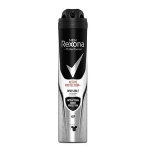 اسپری ضد تعریق مردانه رکسونا مدل Active Protection+ Invisible حجم 200 میل