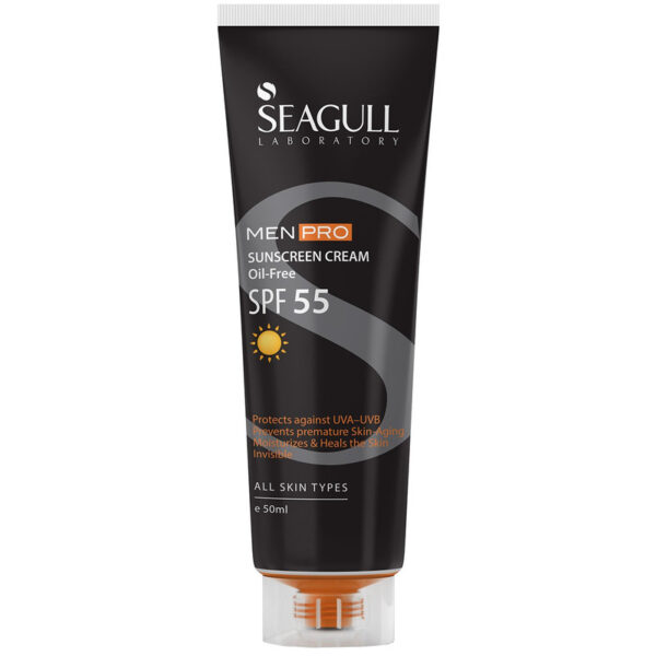 کرم ضد آفتاب بدون چربی آقایان سی گل با SPF 55 حجم 50 میل