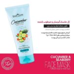 ماسک صورت استار لیدی مدل آبرسان خیار و ذغال اخته حجم 175 میل