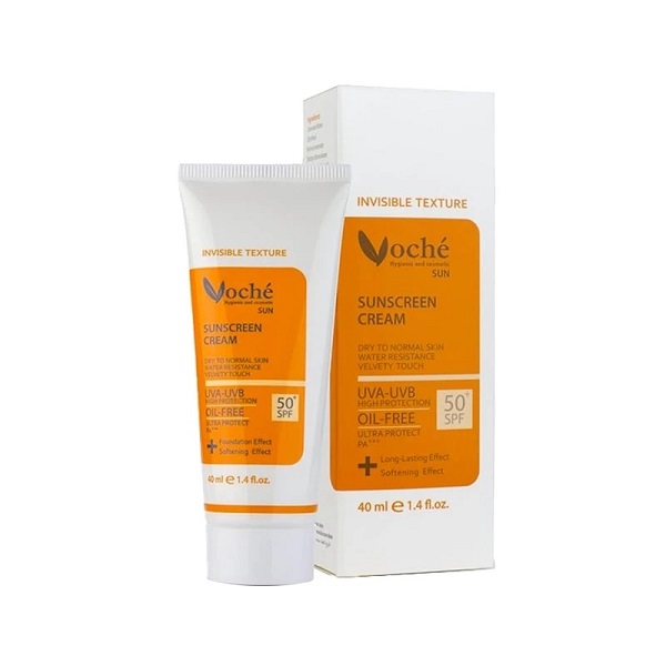کرم ضد آفتاب بیرنگ وچه مناسب پوست خشک و معمولی SPF50 حجم 40 میل