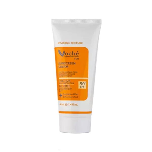 کرم ضد آفتاب بیرنگ وچه مناسب پوست خشک و معمولی SPF50 حجم 40 میل