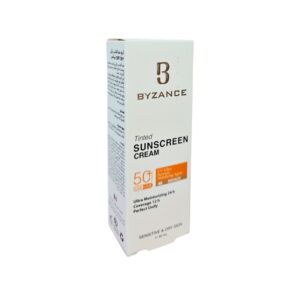 کرم ضد آفتاب رنگی بیزانس SPF50 شماره 40 برونز مناسب پوست خشک و حساس حجم 40 میل