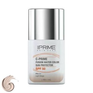 فلوئید ضد آفتاب رنگی پرایم SPF 50 C PRIME رنگ بژ روشن (Light Beige) حجم 40 میل