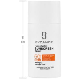 ضد آفتاب بیزانس مدل Fusion Water SPF 50 | محافظت کامل، فرمول سبک و مناسب پوست چرب و حساس حجم 50 میل