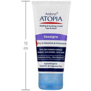 کرم صورت و دست آردن اتوپیا Sensipro | ترمیم کننده پوست خشک و آسیب دیده بدون عطر و امولسیفایر