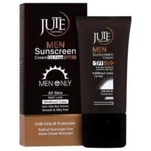 کرم ضد آفتاب مردانه ژوت SPF 50 بدون رنگ مخصوص انواع پوست