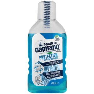 دهانشویه پروپولیس کاپیتانو Protection بدون الکل حجم 400 میل مناسب بهداشت دهان و دندان