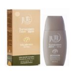 کرم ضد آفتاب ژوت SPF 50 رنگی بژ روشن بدون چربی مخصوص انواع پوست