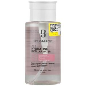 میسلار واتر بیزانس مخصوص پوست خشک و حساس ۲۰۰ میل – پاک‌کننده و آبرسان صورت، چشم و لب