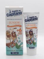 خمیر دندان کودک کاپیتانو Junior حجم 75 میل مناسب بالای 6 سال طعم نعناع ملایم