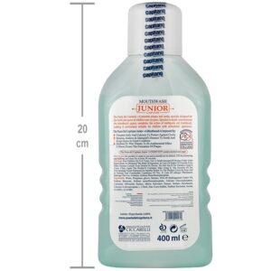 دهانشویه کودک کاپیتانو Junior با طعم نعناع شیرین – بدون الکل و مناسب +6 سال