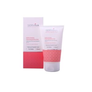ژل بهداشتی دوشیزگان سروینا (Servina) | تنظیم pH (5.5) و ضد عفونت واژینال | حجم ۱۵۰ میل