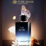 ادکلن مردانه نيو برند PURE SENSE حجم 100 ميل با پخش بو قوي و جذاب