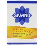 صابون ضد جوش TCC سیوند | حاوی اسید سالیسیلیک و لاکتیک | درمان آکنه و لک پوستی
