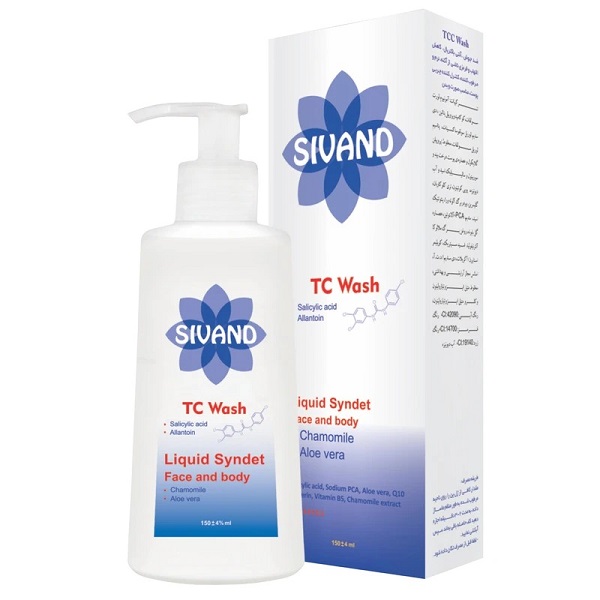 مایع شوینده صورت و بدن TC Wash سیوند حجم 150 میل | حاوی سالیسیلیک اسید و آزلاییک اسید | ضد جوش و کنترل چربی پوست مایع شوینده صورت و بدن TC Wash سیوند حجم 150 میل | حاوی سالیسیلیک اسید و آزلاییک اسید | ضد جوش و کنترل چربی پوست