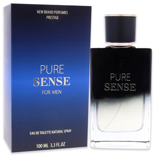 ادکلن مردانه نيو برند PURE SENSE حجم 100 ميل با پخش بو قوي و جذاب