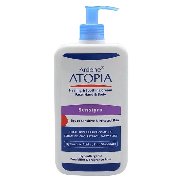 کرم مرطوب کننده دست صورت بدن آردن آتوپیا مدل Sensipro مناسب انواع پوست حجم 500 میل