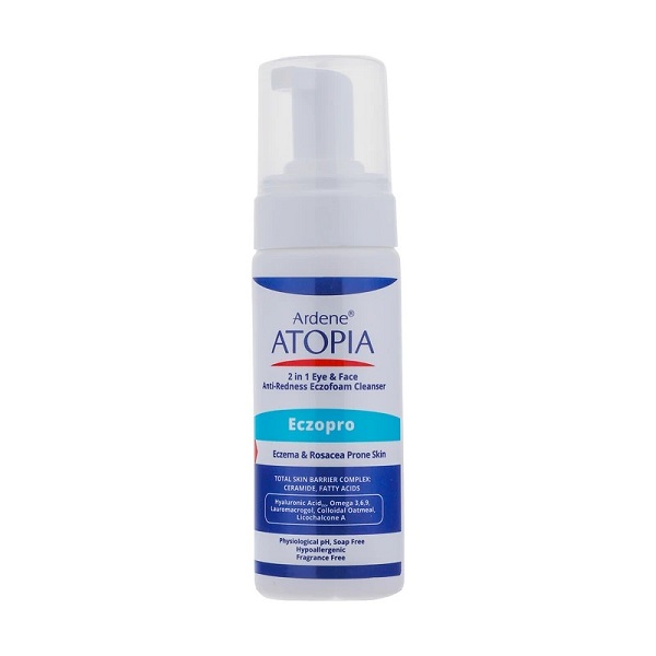 فوم شستشوی صورت آردن آتوپیا ECZOPRO حجم 150 میل | مناسب پوست خشک و حساس فوم شستشوی صورت آردن آتوپیا ECZOPRO حجم 150 میل | مناسب پوست خشک و حساس
