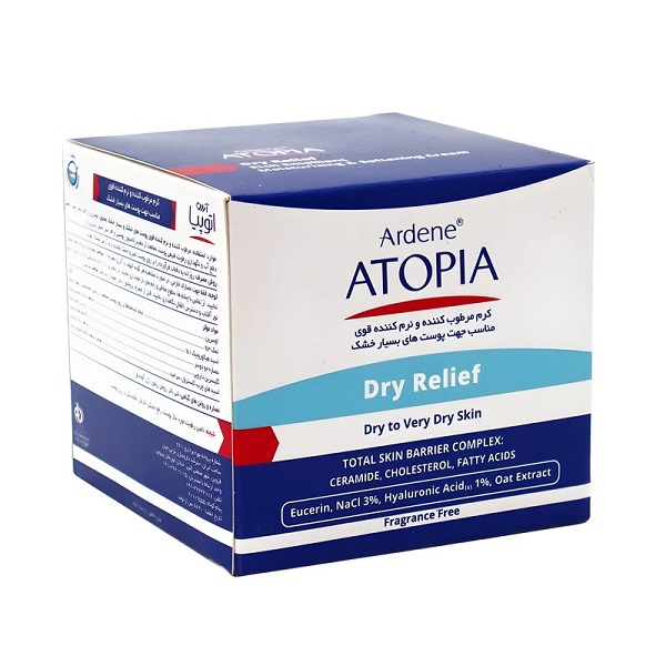 کرم مرطوب کننده آردن آتوپیا Dry Relief حجم 150 میل | مناسب پوست خشک و حساس کرم مرطوب کننده آردن آتوپیا Dry Relief حجم 150 میل | مناسب پوست خشک و حساس